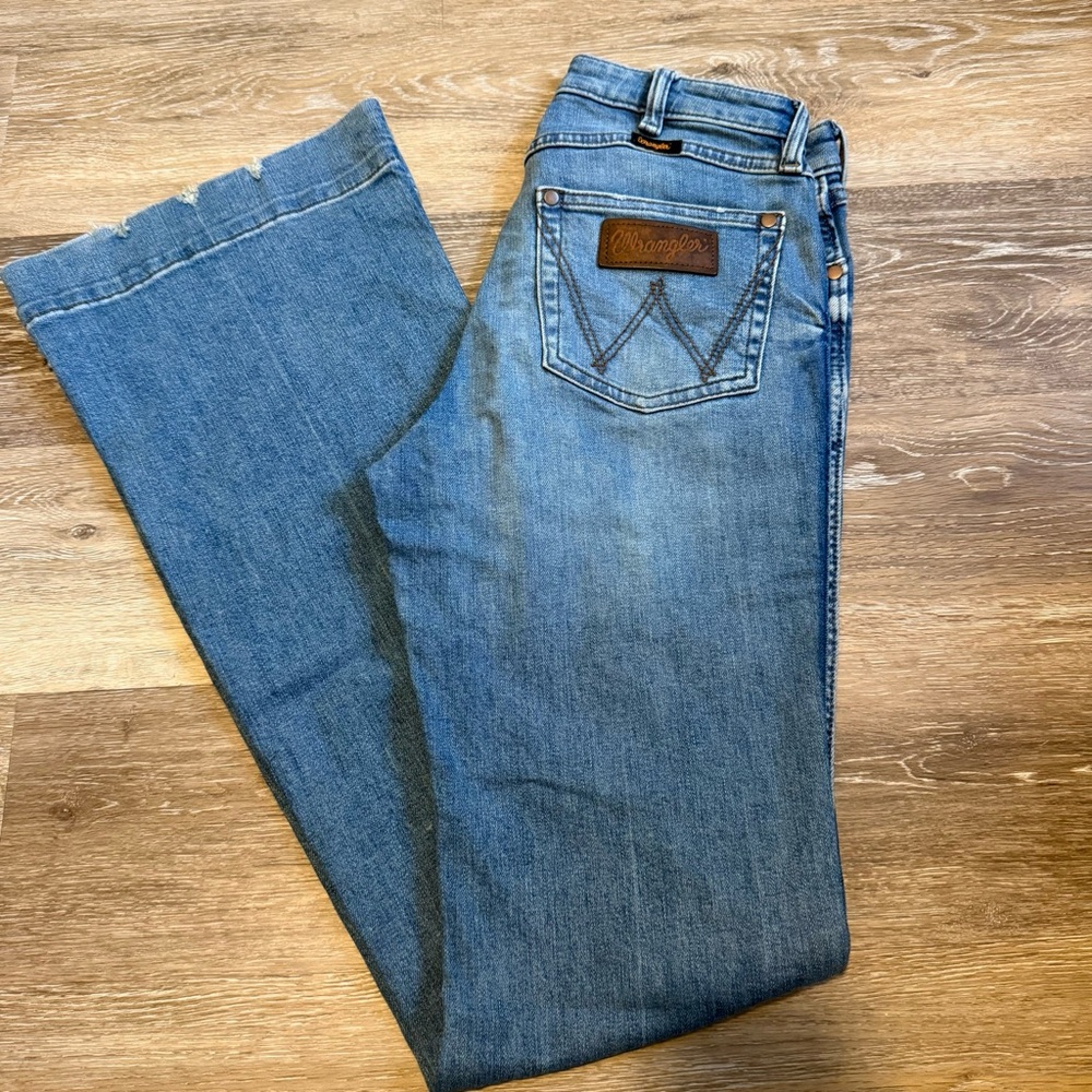 Wrangler Light Blue Denim Trouser Jeans